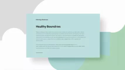 Establishing Healthy Boundaries: A Research Summary